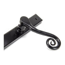 From The Anvil - Black Monkeytail Slimline Lever Espag. Latch Set - LH - Black  - 46397L - Choice Handles