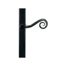 From The Anvil - Black Monkeytail Slimline Lever Espag. Latch Set - RH - Black  - 46397R - Choice Handles