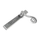 From The Anvil - Pewter Monkeytail Slimline Lever Espag. Latch - RH - Pewter Patina  - 46398R - Choice Handles