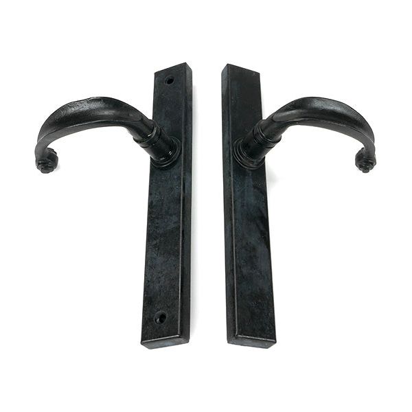 From The Anvil - External Beeswax Cottage Slimline Lever Espag. Latch Set - 46402