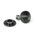 From The Anvil - Pewter Heavy Beehive Mortice/Rim Knob Set - 46403 - Choice Handles