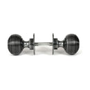 From The Anvil - Pewter Heavy Beehive Mortice/Rim Knob Set - 46403 - Choice Handles