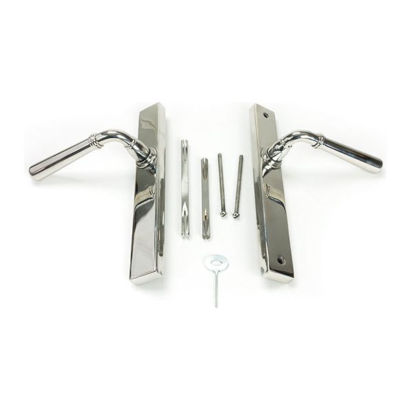From The Anvil - Polished Marine SS (316) Newbury Slimline Lever Espag. Latch Set - 46405