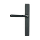 From The Anvil - Matt Black Newbury Slimline Lever Espag. Latch Set - 46411 - Choice Handles