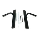 From The Anvil - Matt Black Newbury Slimline Lever Espag. Latch Set - 46411 - Choice Handles