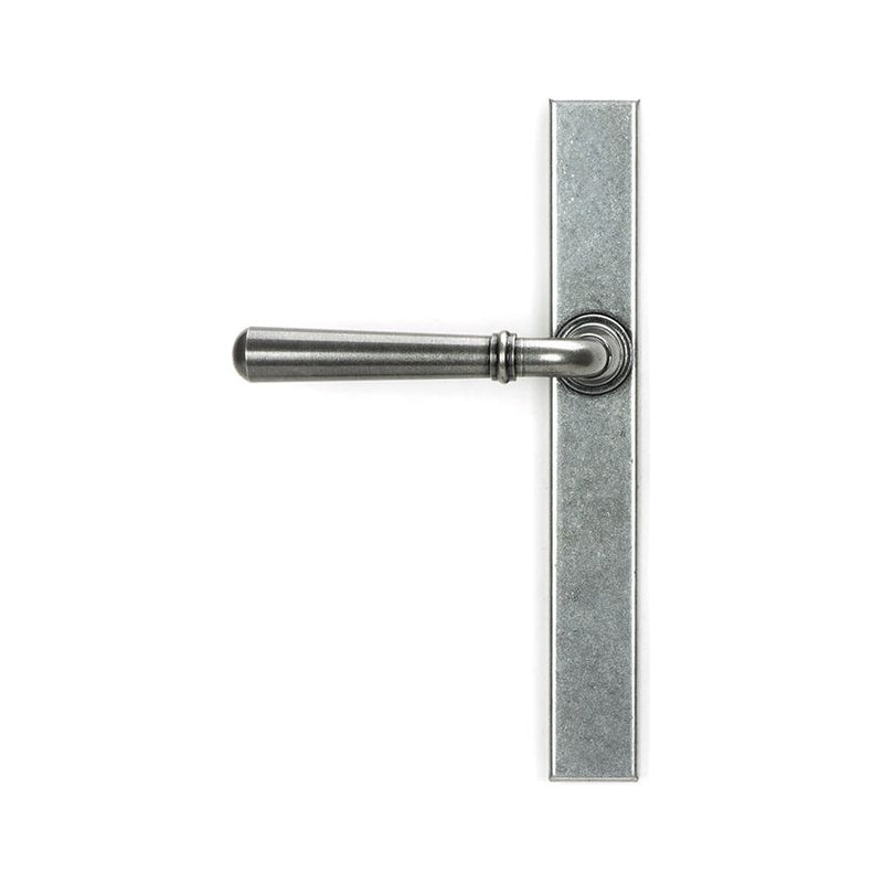 From The Anvil - Matt Black Newbury Slimline Lever Espag. Lock Set - 46413