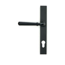 From The Anvil - Matt Black Newbury Slimline Lever Espag. Lock Set - 46413 - Choice Handles