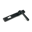 From The Anvil - Matt Black Newbury Slimline Lever Espag. Lock Set - 46413 - Choice Handles