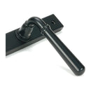 From The Anvil - Matt Black Newbury Slimline Lever Espag. Lock Set - 46413 - Choice Handles