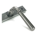 From The Anvil - Pewter Newbury Slimline Lever Espag. Lock Set - 46414 - Choice Handles