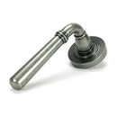 From The Anvil - Pewter Newbury Lever on Rose Set (Plain) - 46463 - Choice Handles