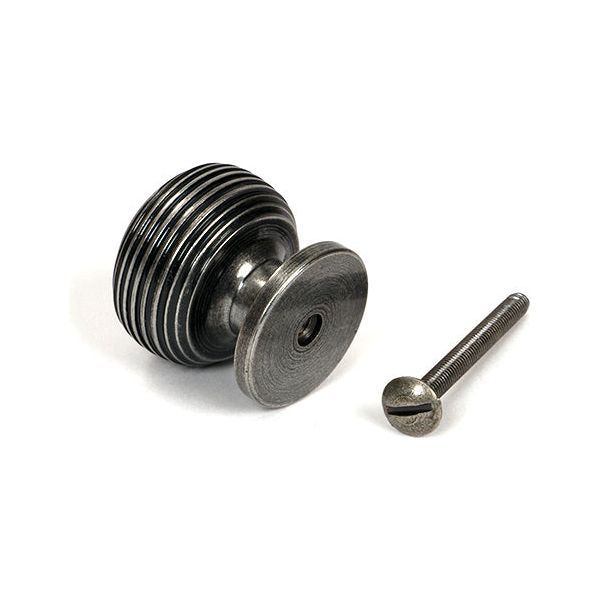From The Anvil - Pewter Beehive Cabinet Knob 30mm - 46465 - Choice Handles
