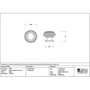 From The Anvil - Pewter Beehive Cabinet Knob 40mm - 46467 - Choice Handles