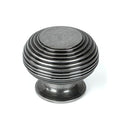 From The Anvil - Pewter Beehive Cabinet Knob 40mm - 46467 - Choice Handles