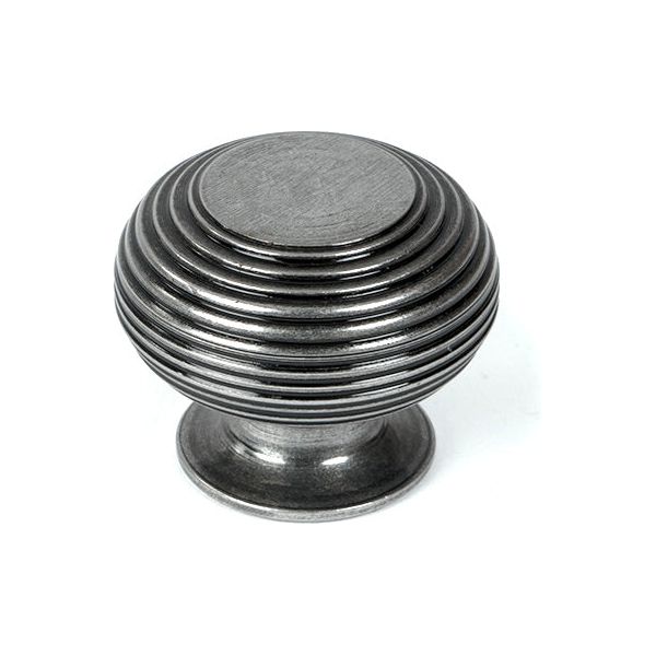 From The Anvil - Pewter Beehive Cabinet Knob 40mm - 46467 - Choice Handles
