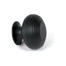 From The Anvil - Matt Black Beehive Cabinet Knob 40mm - 46468 - Choice Handles