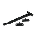 From The Anvil - Black 8" Hammered Newbury Stay - 46475 - Choice Handles