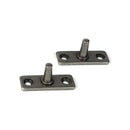 From The Anvil - Pewter 10" Hammered Newbury Stay - 46480 - Choice Handles