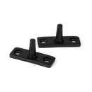 From The Anvil - Matt Black 12" Hammered Newbury Stay - 46482 - Choice Handles