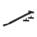 From The Anvil - Matt Black 12" Hammered Newbury Stay - 46482 - Choice Handles