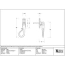 From The Anvil - Beeswax Shepherd's Crook Espag - LH - 46497 - Choice Handles