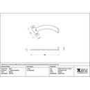 From The Anvil - Beeswax 7" Quadrant Stay (Pair) - 46504 - Choice Handles