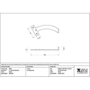 From The Anvil - Pewter 7" Quadrant Stay (Pair) - 46505 - Choice Handles