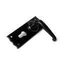From The Anvil - Black Oak Lever Euro Lock Set - 46570 - Choice Handles