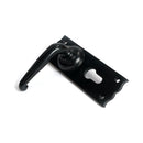 From The Anvil - Black Oak Lever Euro Lock Set - 46570 - Choice Handles