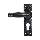 From The Anvil - Lever Euro Lock Set - Black - 46573 - Choice Handles