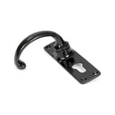 From The Anvil - MF Lever Euro Lock Set - Black - 46576 - Choice Handles