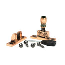 From The Anvil - Polished Bronze Mushroom Brighton Fastener - Narrow (Square) - 46586 - Choice Handles
