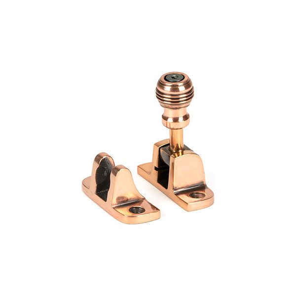 From The Anvil - Prestbury Brighton Fastener (Radiused) - Polished Bronze - 46588 - Choice Handles