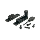 From The Anvil - Black Brompton Quadrant Fastener - Narrow - 46592 - Choice Handles