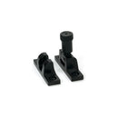 From The Anvil - Black Brompton Brighton Fastener - Narrow (Square) - 46596 - Choice Handles