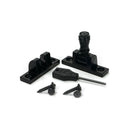 From The Anvil - Black Prestbury Brighton Fastener - Narrow (Square) - 46597 - Choice Handles