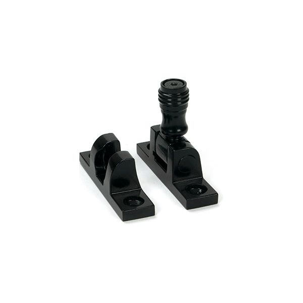 From The Anvil - Black Prestbury Brighton Fastener - Narrow (Square) - 46597 - Choice Handles