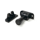 From The Anvil - Black Brompton Brighton Fastener (Radiused) - 46600 - Choice Handles