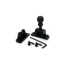 From The Anvil - Black Prestbury Brighton Fastener (Radiused) - 46601 - Choice Handles
