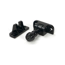 From The Anvil - Black Prestbury Brighton Fastener (Radiused) - 46601 - Choice Handles
