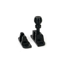 From The Anvil - Black Prestbury Brighton Fastener (Radiused) - 46601 - Choice Handles