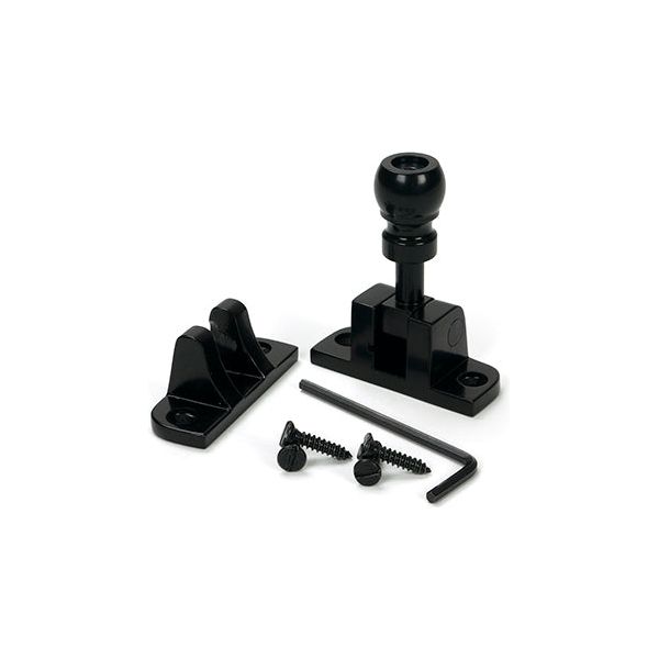 From The Anvil - Black Mushroom Brighton Fastener (Radiused) - 46603 - Choice Handles