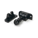 From The Anvil - Black Mushroom Brighton Fastener (Radiused) - 46603 - Choice Handles