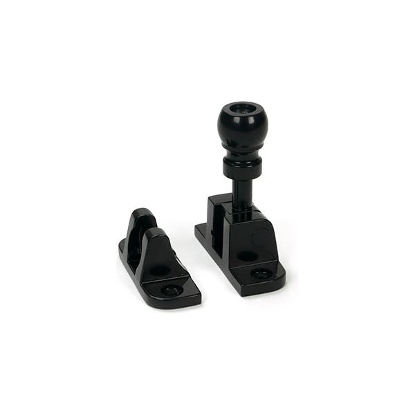 From The Anvil - Black Mushroom Brighton Fastener (Radiused) - 46603 - Choice Handles