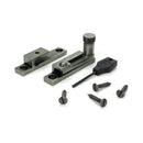 From The Anvil - Pewter Brompton Quadrant Fastener - Narrow - 46605 - Choice Handles