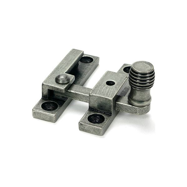 From The Anvil - Pewter Beehive Quadrant Fastener - Narrow - 46607 - Choice Handles