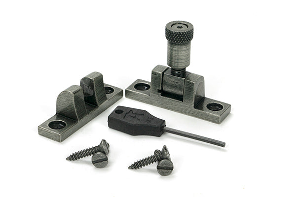From The Anvil - Pewter Brompton Brighton Fastener - Narrow (Square) - 46609