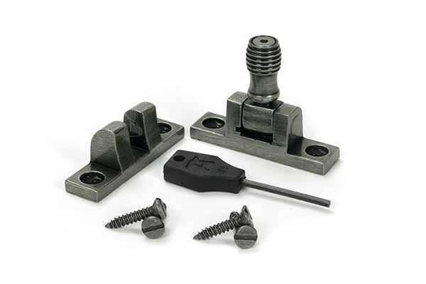 From The Anvil - Pewter Beehive Brighton Fastener - Narrow (Square) - 46611