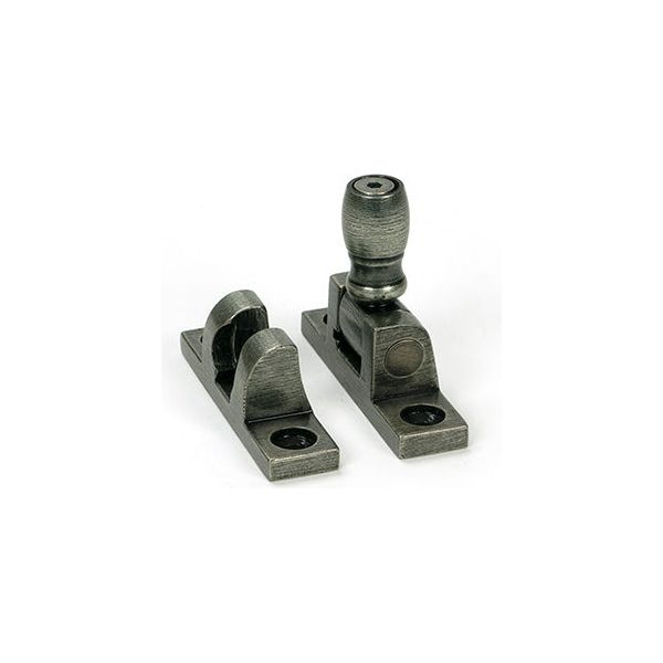 From The Anvil - Pewter Mushroom Brighton Fastener - Narrow (Square) - 46612