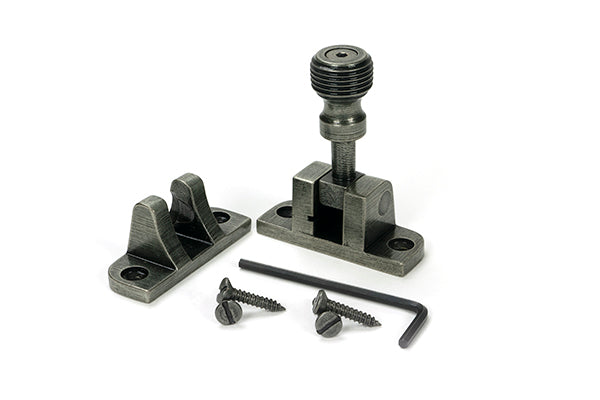 From The Anvil - Pewter Beehive Brighton Fastener (Radiused) - 46615